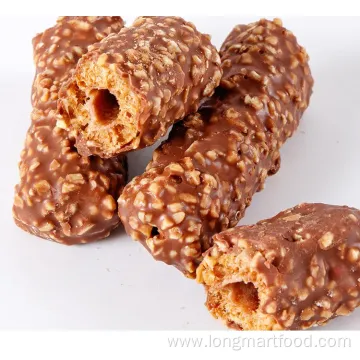 Dark Chocolate Bar with Nuts and Raw Materials